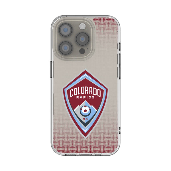 Colorado Rapids Linen iPhone Clear Phone Case for Apple iPhone