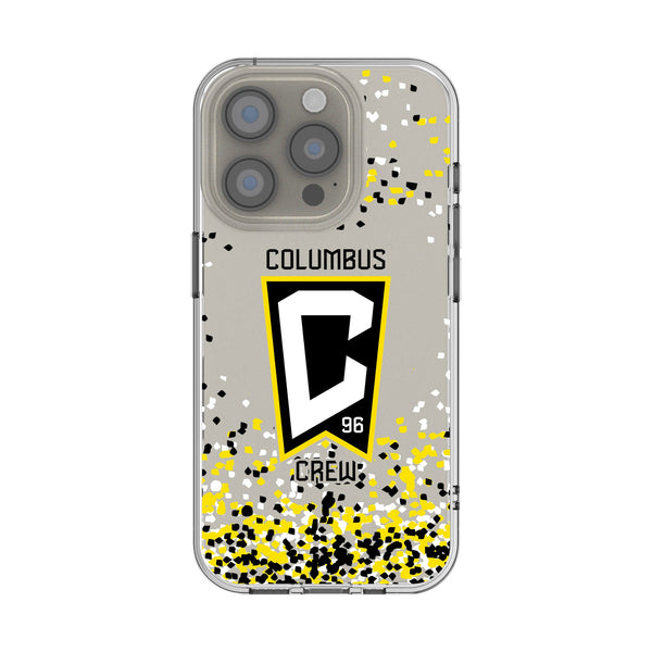 Columbus Crew Confetti iPhone Clear Phone Case for Apple iPhone