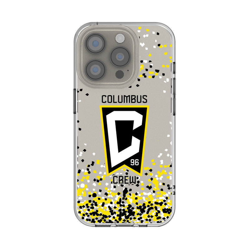 Columbus Crew Confetti iPhone Clear Phone Case for Apple iPhone