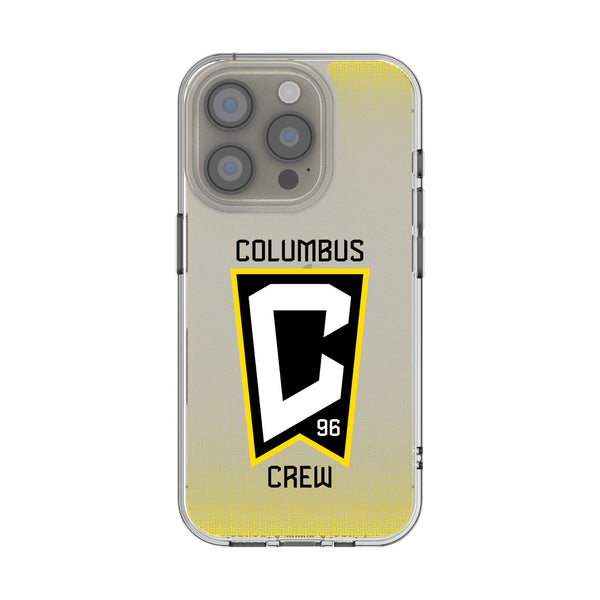 Columbus Crew Linen iPhone Clear Phone Case for Apple iPhone