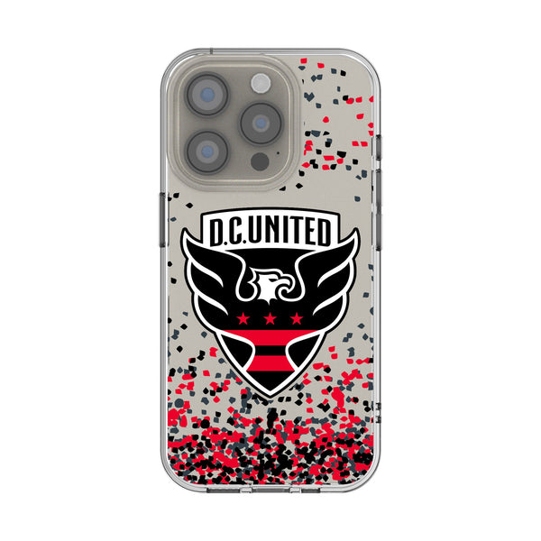 DC United Confetti iPhone Clear Phone Case for Apple iPhone