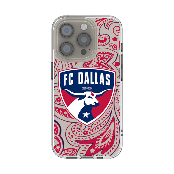 FC Dallas Paisley iPhone Clear Phone Case for Apple iPhone