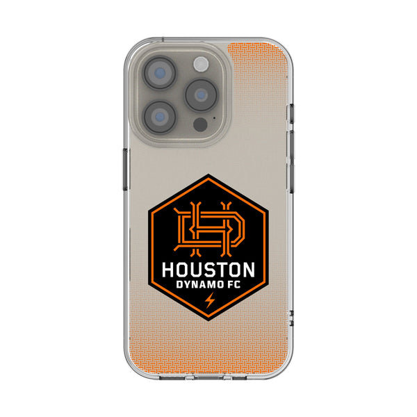 Houston Dynamo Linen iPhone Clear Phone Case for Apple iPhone