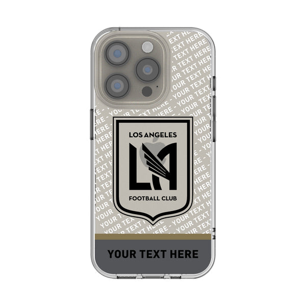 Los Angeles Football Club Personalized EndZone Plus iPhone Clear Phone Case for Apple iPhone