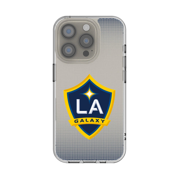 LA Galaxy Linen iPhone Clear Phone Case for Apple iPhone