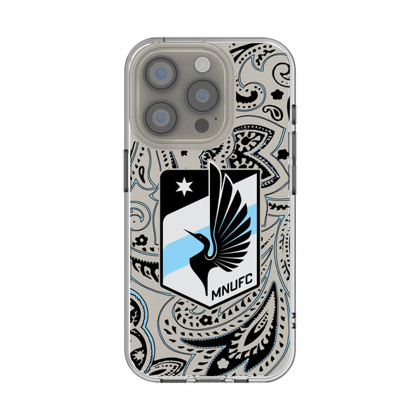 Minnesota United FC Paisley iPhone Clear Phone Case for Apple iPhone