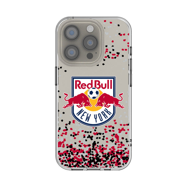 New York Red Bulls Confetti iPhone Clear Phone Case for Apple iPhone