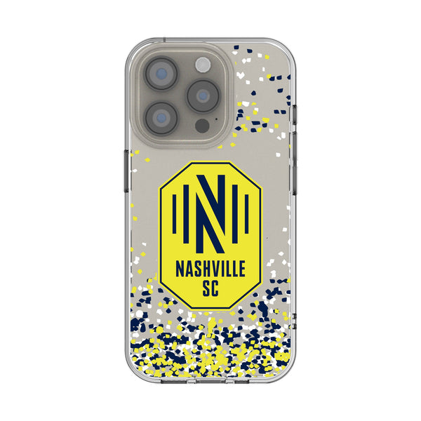 Nashville SC Confetti iPhone Clear Phone Case for Apple iPhone