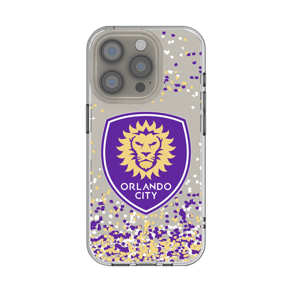 Orlando City Soccer Club Confetti iPhone Clear Phone Case for Apple iPhone