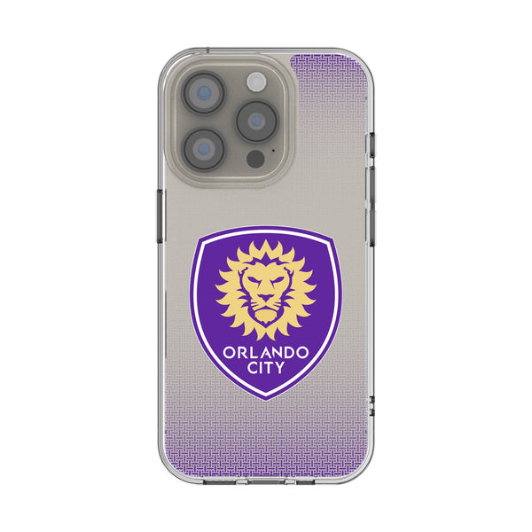 Orlando City Soccer Club Linen iPhone Clear Phone Case for Apple iPhone