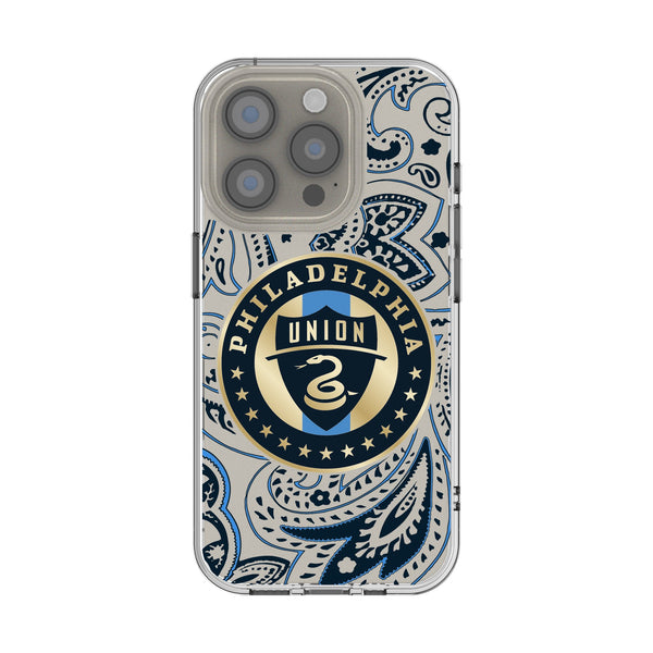 Philadelphia Union Paisley iPhone Clear Phone Case for Apple iPhone