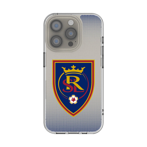 Real Salt Lake Linen iPhone Clear Phone Case for Apple iPhone