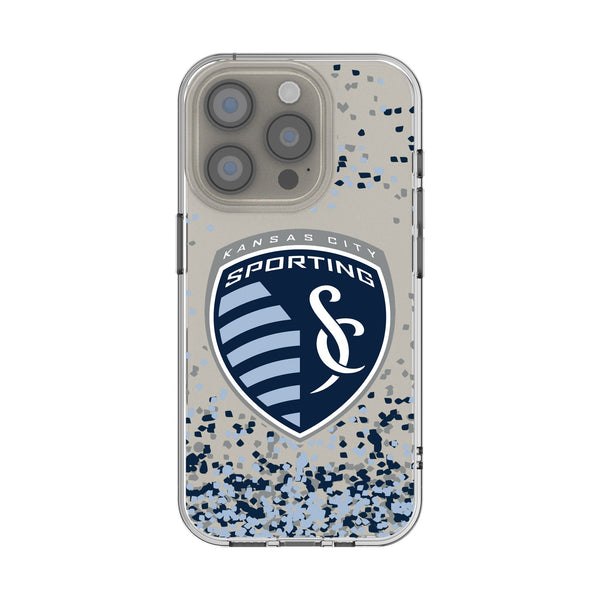Sporting Kansas City Confetti iPhone Clear Phone Case for Apple iPhone