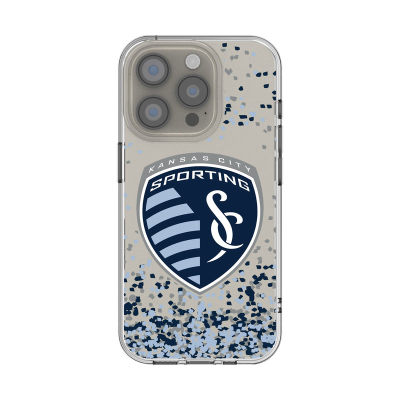 Sporting Kansas City Confetti iPhone Clear Phone Case for Apple iPhone