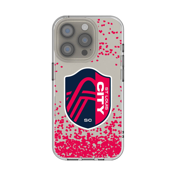 St. Louis CITY SC Confetti iPhone Clear Phone Case for Apple iPhone