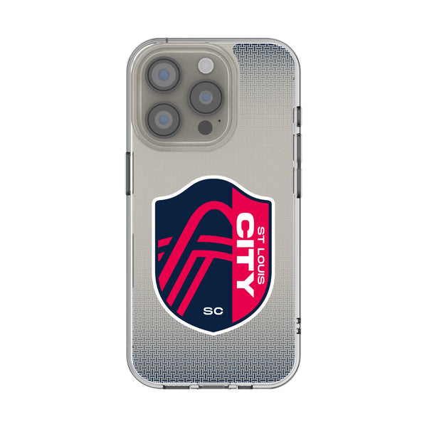 St. Louis CITY SC Linen iPhone Clear Phone Case for Apple iPhone