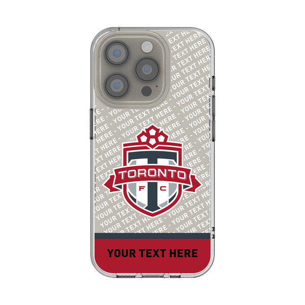 Toronto FC Personalized EndZone Plus iPhone Clear Phone Case for Apple iPhone