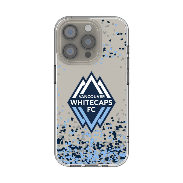 Vancouver Whitecaps Confetti iPhone Clear Phone Case for Apple iPhone