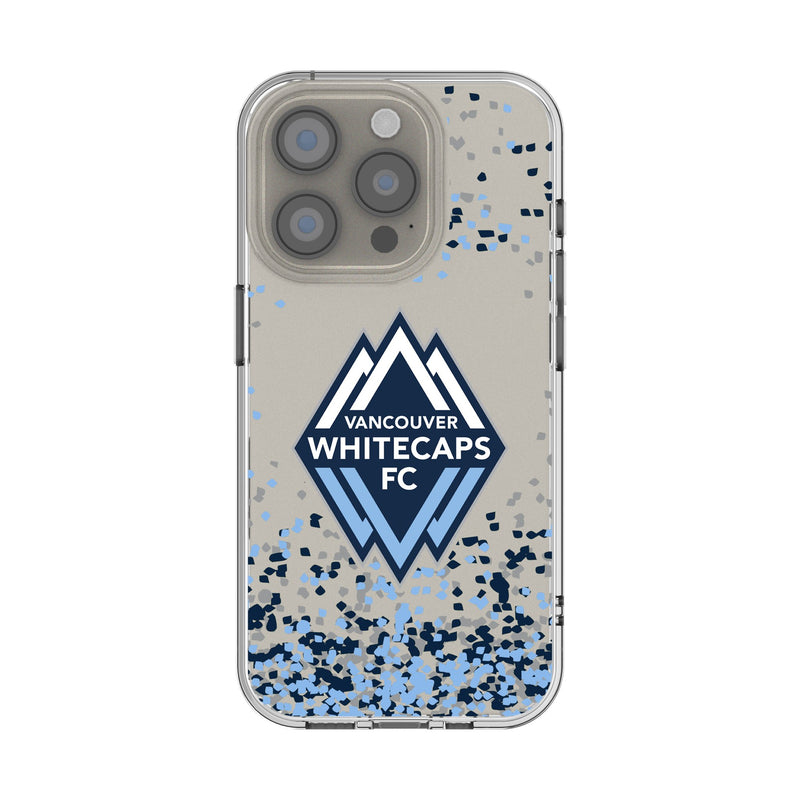 Vancouver Whitecaps Confetti iPhone Clear Phone Case for Apple iPhone