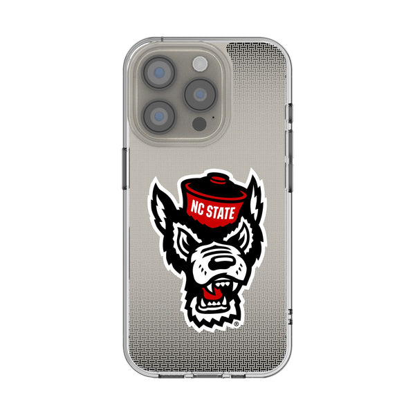 North Carolina State University Wolfpack Linen iPhone Clear Phone Case for Apple iPhone