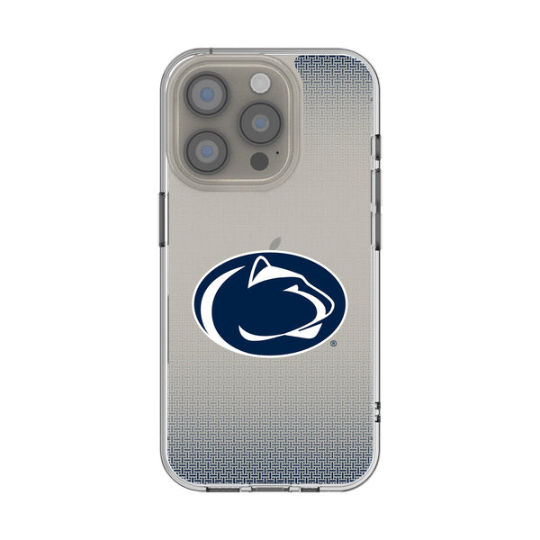 Pennsylvania State University Nittany Lions Linen iPhone Clear Phone Case for Apple iPhone