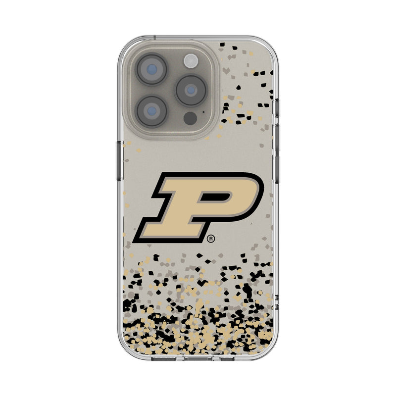 Purdue University Boilermakers Confetti iPhone Clear Phone Case for Apple iPhone