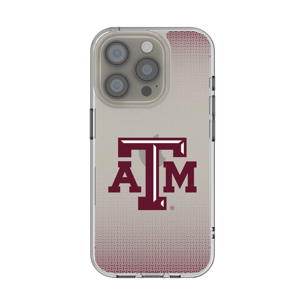 Texas A&M University Aggies Linen iPhone Clear Phone Case for Apple iPhone