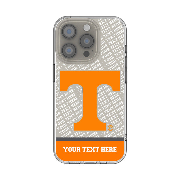 University of Tennessee Volunteers Personalized EndZone Plus iPhone Clear Phone Case for Apple iPhone