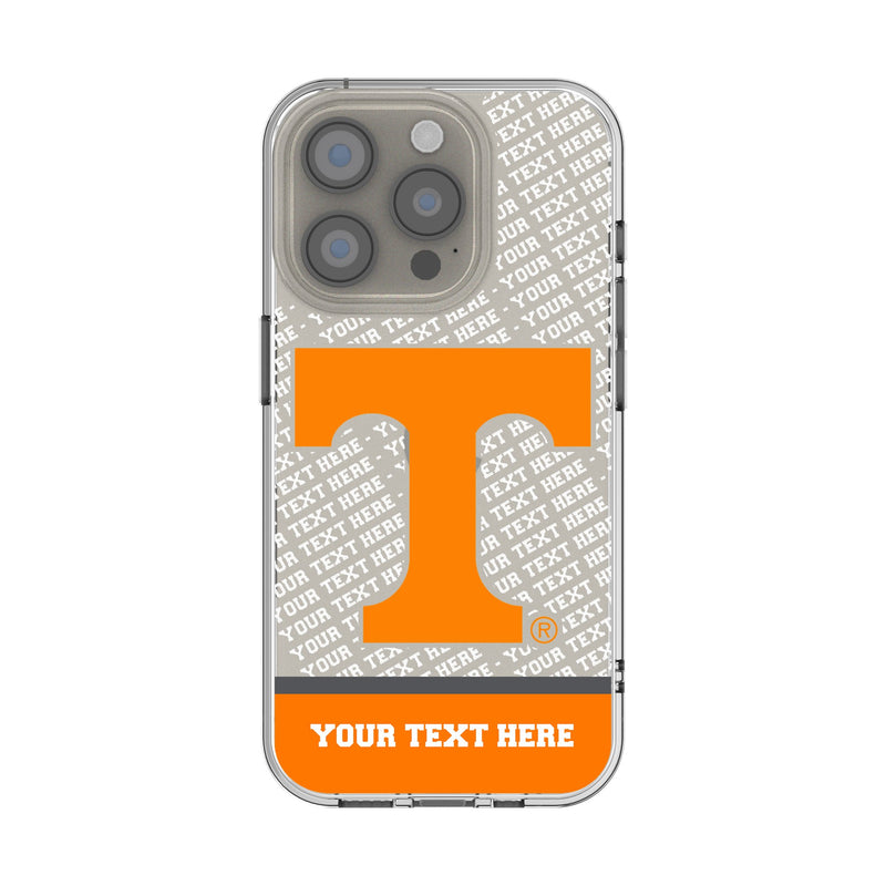 University of Tennessee Volunteers Personalized EndZone Plus iPhone Clear Phone Case for Apple iPhone
