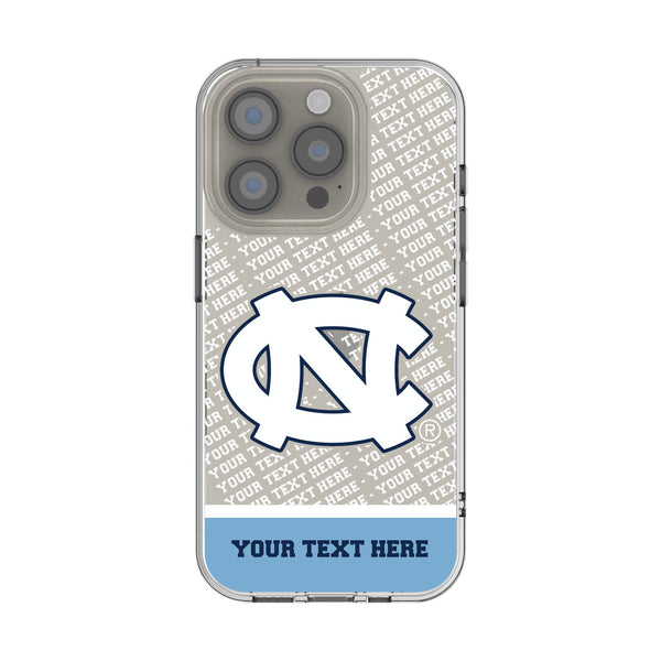 University of North Carolina Tar Heels Personalized EndZone Plus iPhone Clear Phone Case for Apple iPhone