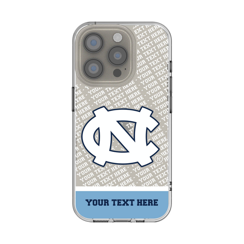University of North Carolina Tar Heels Personalized EndZone Plus iPhone Clear Phone Case for Apple iPhone