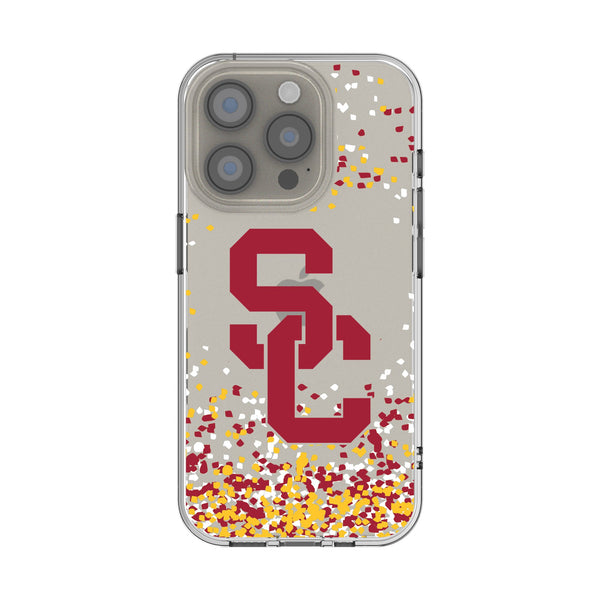 University of Southern California Trojans Confetti iPhone Clear Phone Case for Apple iPhone