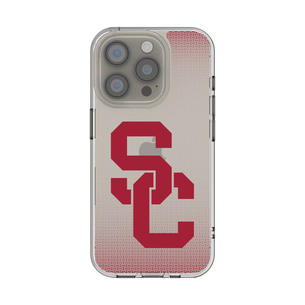 University of Southern California Trojans Linen iPhone Clear Phone Case for Apple iPhone