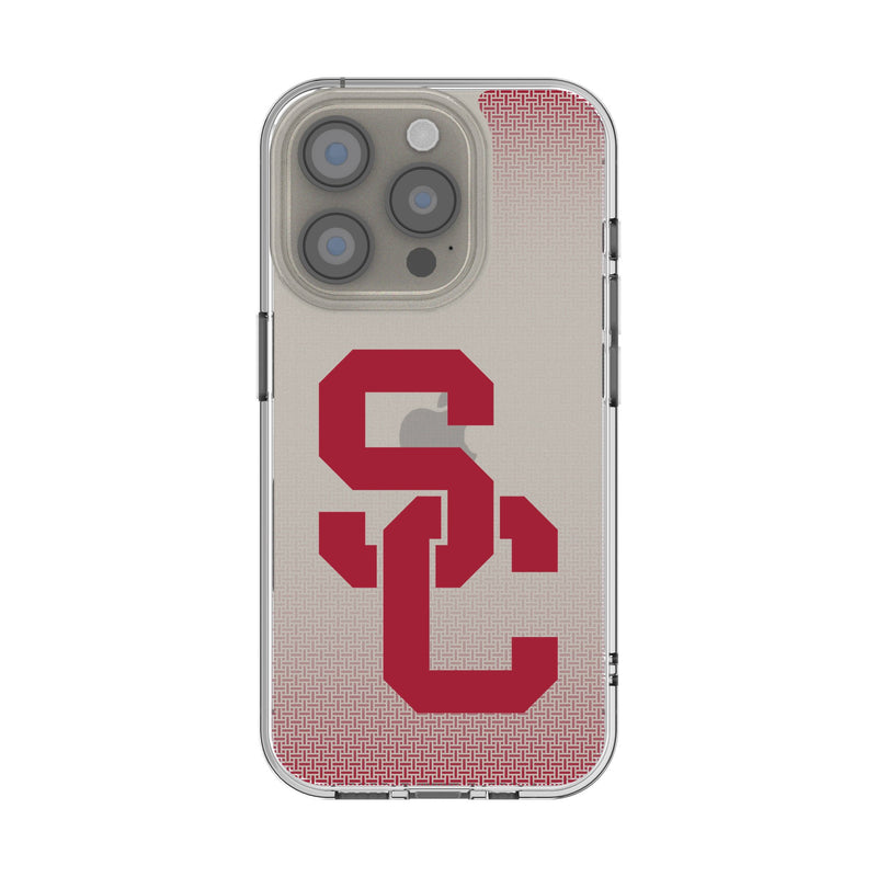 University of Southern California Trojans Linen iPhone Clear Phone Case for Apple iPhone