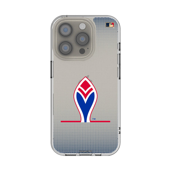 Atlanta Braves 1972-1975 - Cooperstown Collection Linen iPhone Clear Phone Case for Apple iPhone
