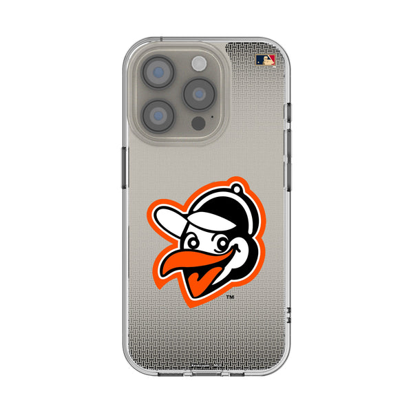 Baltimore Orioles 1955 - Cooperstown Collection Linen iPhone Clear Phone Case for Apple iPhone