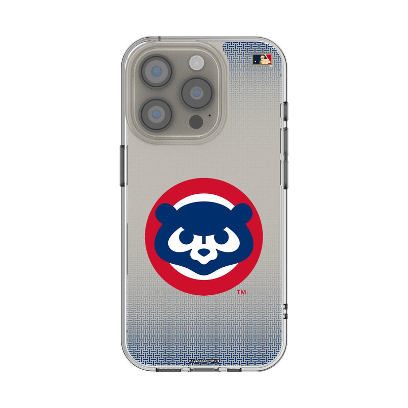 Chicago Cubs Home 1979-1993 - Cooperstown Collection Linen iPhone Clear Phone Case for Apple iPhone