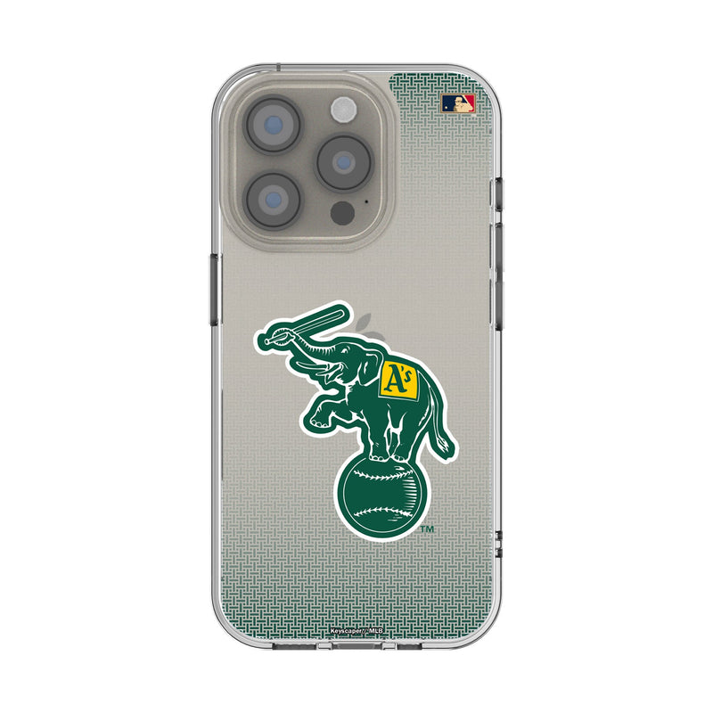 Oakland As Home 1988 - Cooperstown Collection Linen iPhone Clear Phone Case for Apple iPhone