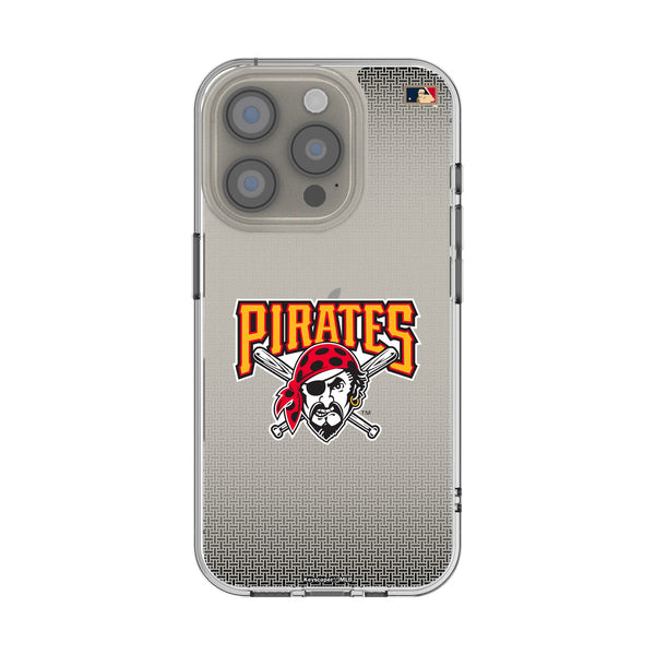 Pittsburgh Pirates 1997-2013 - Cooperstown Collection Linen iPhone Clear Phone Case for Apple iPhone