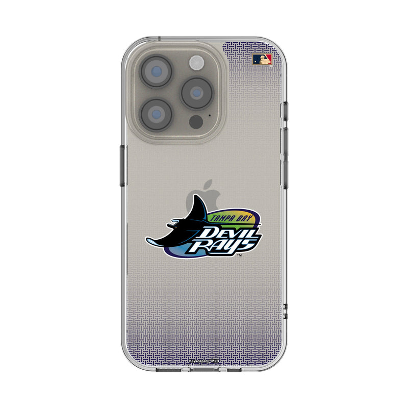 Tampa Bay 1998-2000 - Cooperstown Collection Linen iPhone Clear Phone Case for Apple iPhone