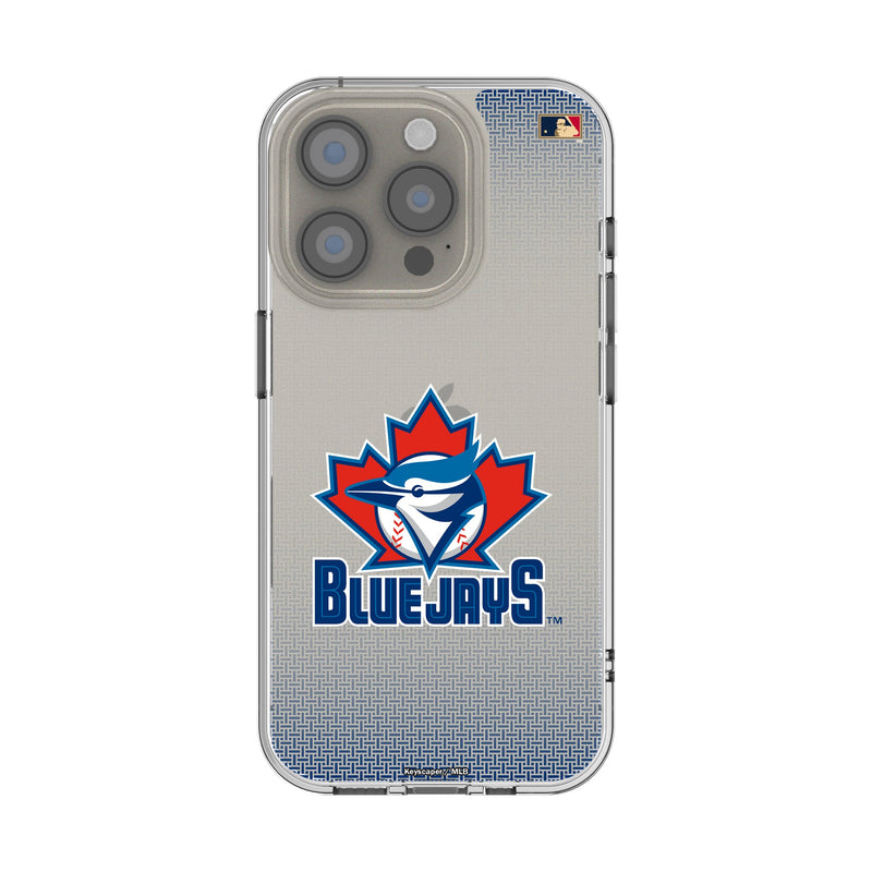Toronto Blue Jays 1997-2002 - Cooperstown Collection Linen iPhone Clear Phone Case for Apple iPhone