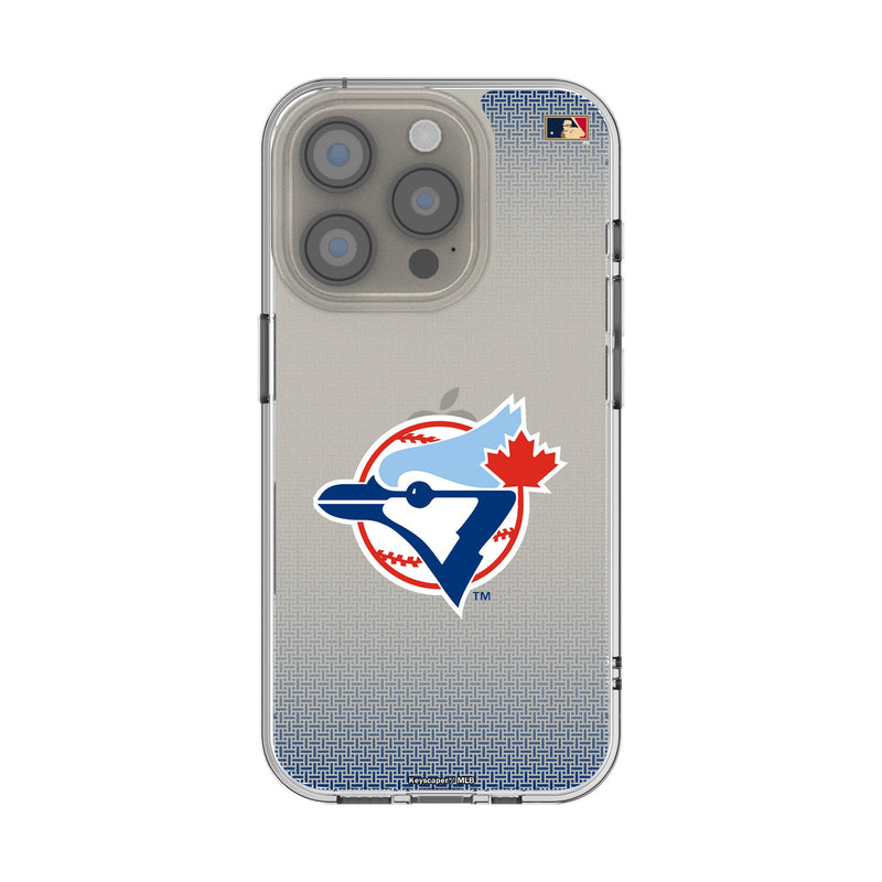 Toronto Blue Jays 1977-1988 - Cooperstown Collection Linen iPhone Clear Phone Case for Apple iPhone