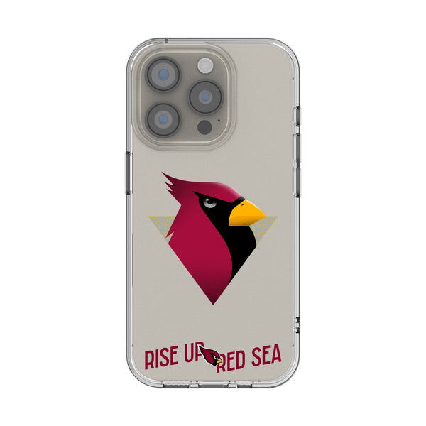 Arizona Cardinals 2024 Edition iPhone Clear Phone Case for Apple iPhone