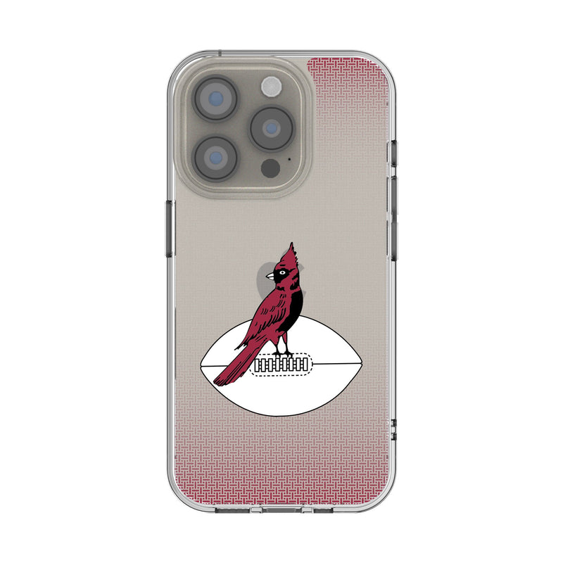 Chicago Cardinals 1947-1959 Historic Collection Linen iPhone Clear Phone Case for Apple iPhone