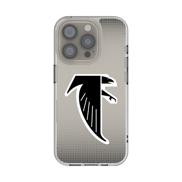 Atlanta Falcons Classic Linen iPhone Clear Phone Case for Apple iPhone