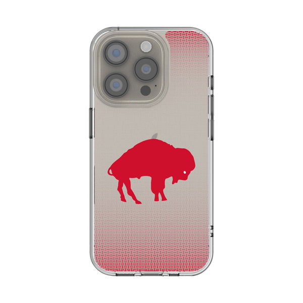 Buffalo Bills Historic Collection Linen iPhone Clear Phone Case for Apple iPhone