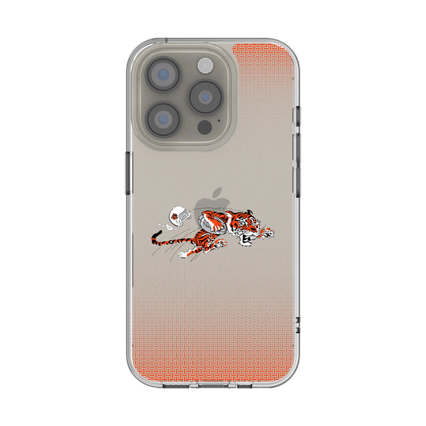 Cincinnati Bengals Historic Collection Linen iPhone Clear Phone Case for Apple iPhone