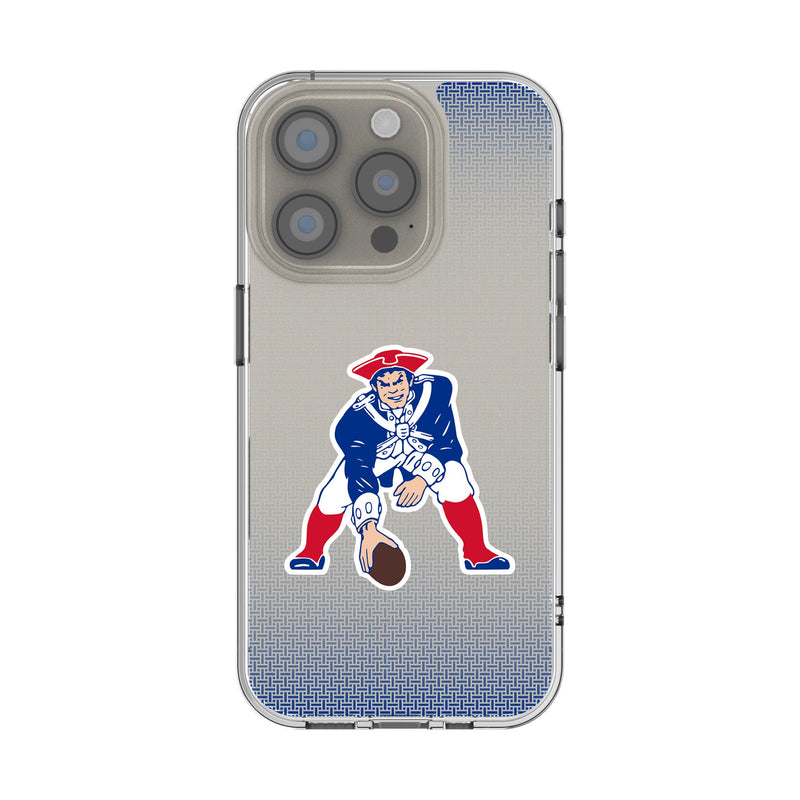 New England Patriots Historic Collection Linen iPhone Clear Phone Case for Apple iPhone