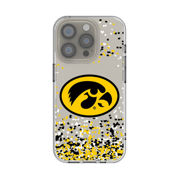 University of Iowa Hawkeyes Confetti iPhone Clear Phone Case for Apple iPhone
