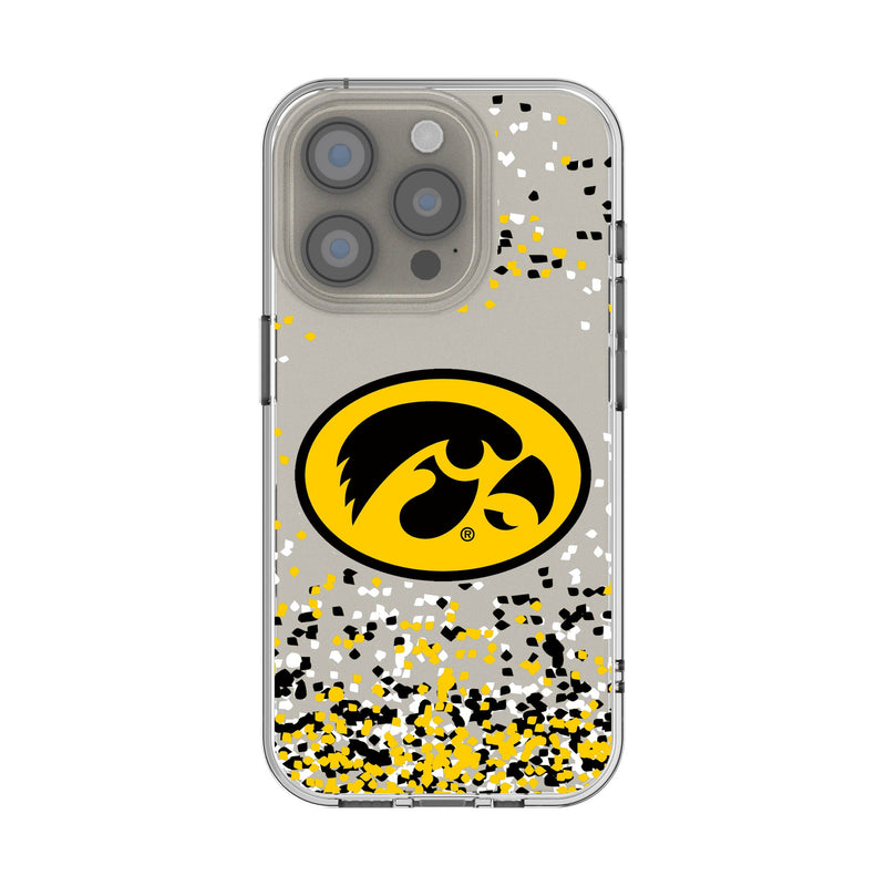 University of Iowa Hawkeyes Confetti iPhone Clear Phone Case for Apple iPhone